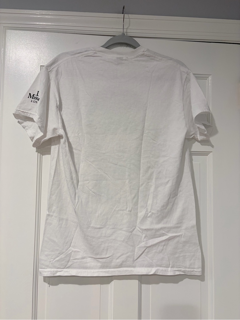 Gildan White Tee with Black Les Misérables Illustration - Picture 2 of 6